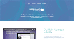 Desktop Screenshot of medreportguard.com